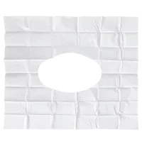 Water-soluble PVA toilet seat cover